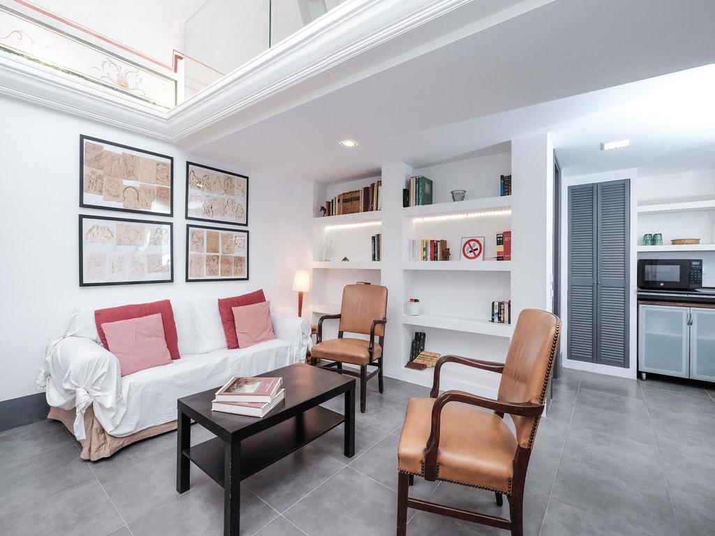 Ancient Trastevere Vespa Loft Lägenhet Rom